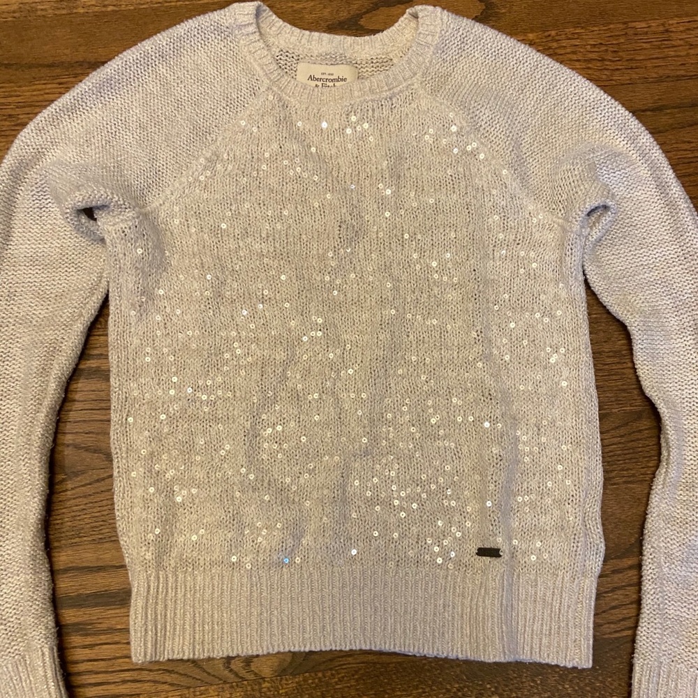 Sequined Abercrombie Sweater.